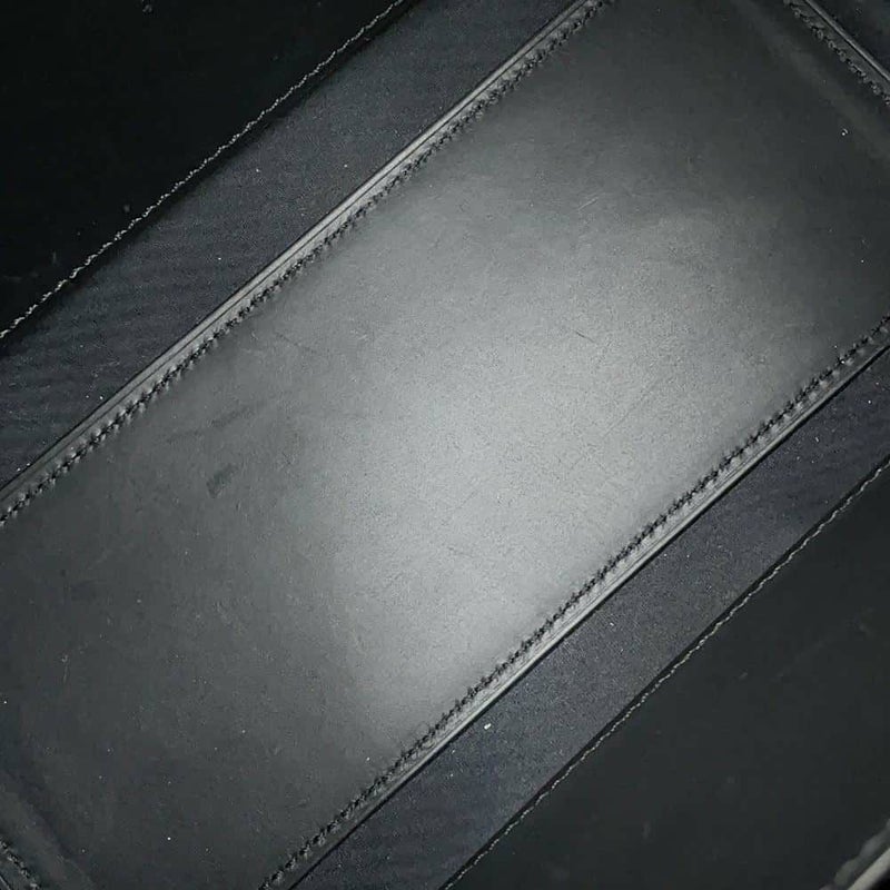 デルヴォー ハンドバッグ クールボックスMM カーフレザー ラフィア AA0457BBK0AOCPA DELVAUX 2way 黒