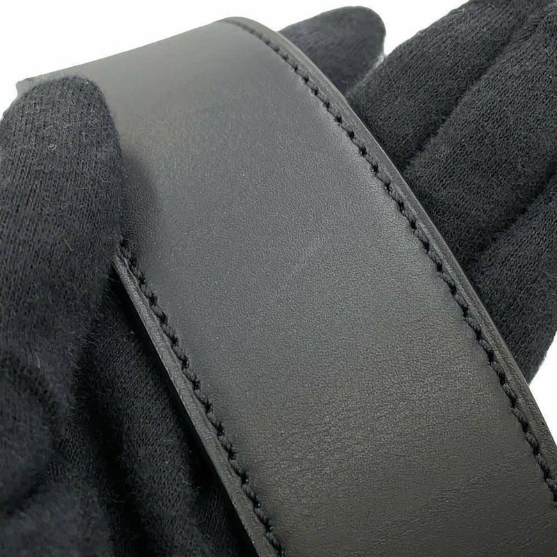 デルヴォー ハンドバッグ クールボックスMM カーフレザー ラフィア AA0457BBK0AOCPA DELVAUX 2way 黒