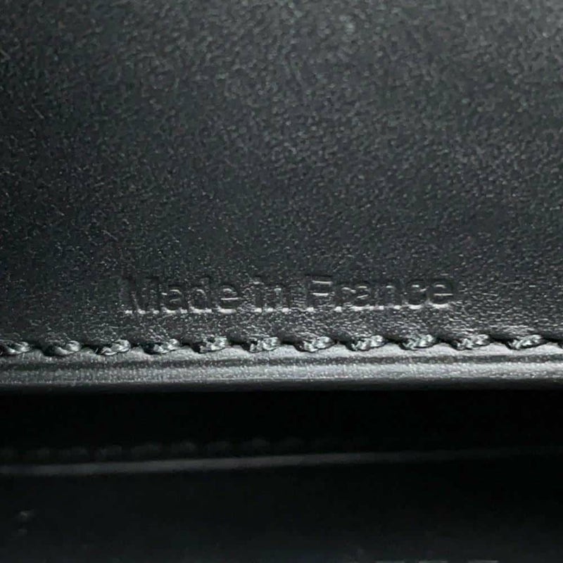 デルヴォー ハンドバッグ クールボックスMM カーフレザー ラフィア AA0457BBK0AOCPA DELVAUX 2way 黒