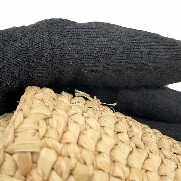 サンローランパリ トートバッグ イカール マキシ ショッピングバッグ ラフィアクロシェ 772191 SAINT LAURENT PARIS