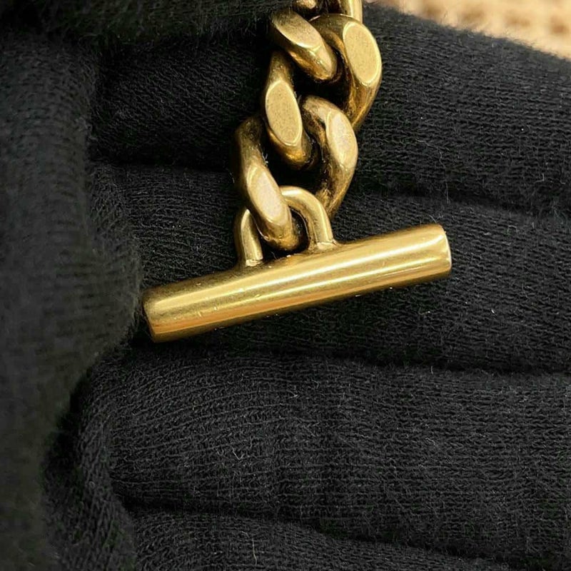 サンローランパリ トートバッグ イカール マキシ ショッピングバッグ ラフィアクロシェ 772191 SAINT LAURENT PARIS