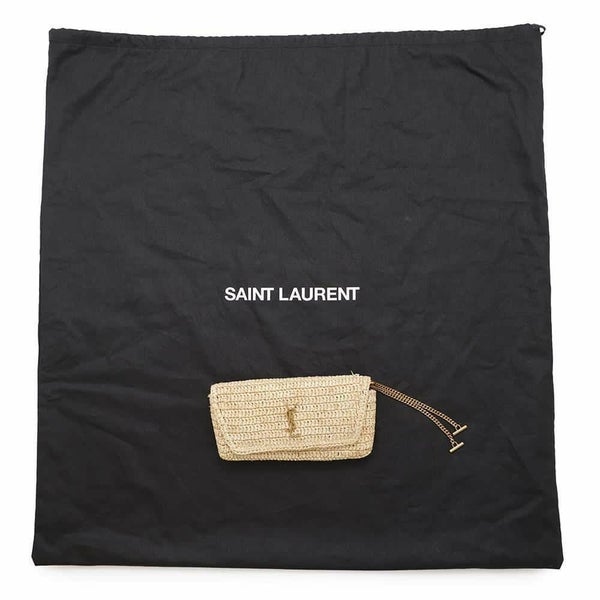 サンローランパリ トートバッグ イカール マキシ ショッピングバッグ ラフィアクロシェ 772191 SAINT LAURENT PARIS
