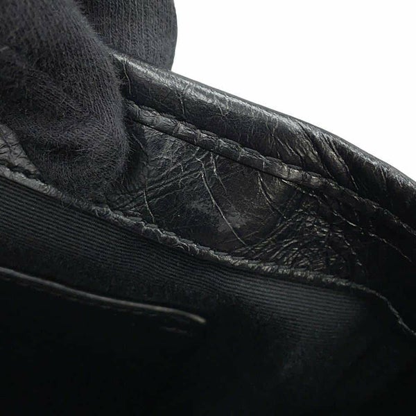 サンローランパリ チェーンショルダーバッグ ニキ ヴィンテージカーフレザー 498894 SAINT LAURENT PARIS 黒