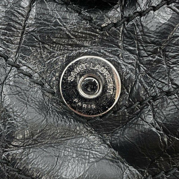 サンローランパリ チェーンショルダーバッグ ニキ ヴィンテージカーフレザー 498894 SAINT LAURENT PARIS 黒