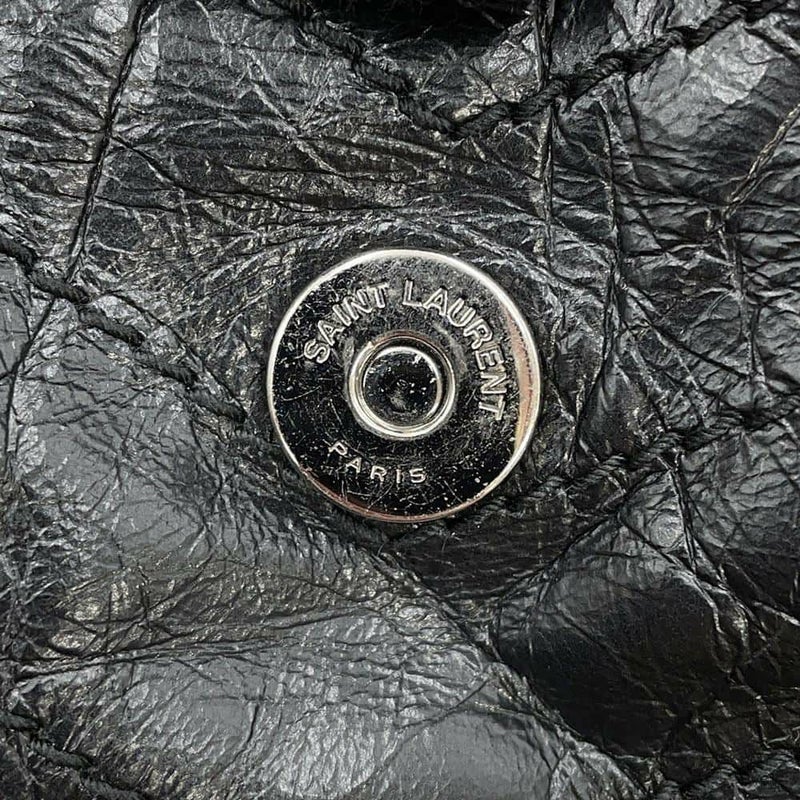 サンローランパリ チェーンショルダーバッグ ニキ ヴィンテージカーフレザー 498894 SAINT LAURENT PARIS 黒