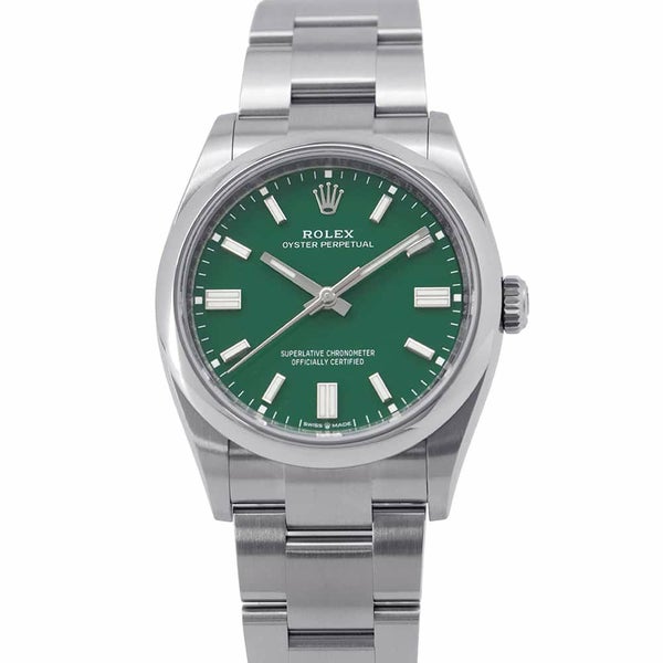 ロレックス オイスターパーペチュアル36 126000 ROLEX 腕時計 グリーン文字盤