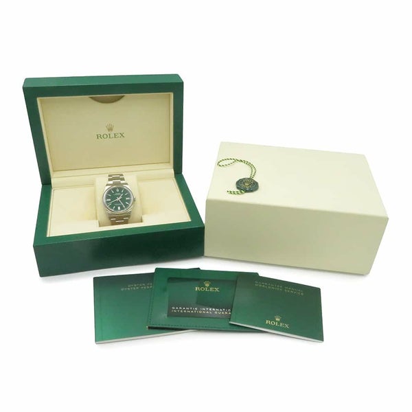 ロレックス オイスターパーペチュアル36 126000 ROLEX 腕時計 グリーン文字盤