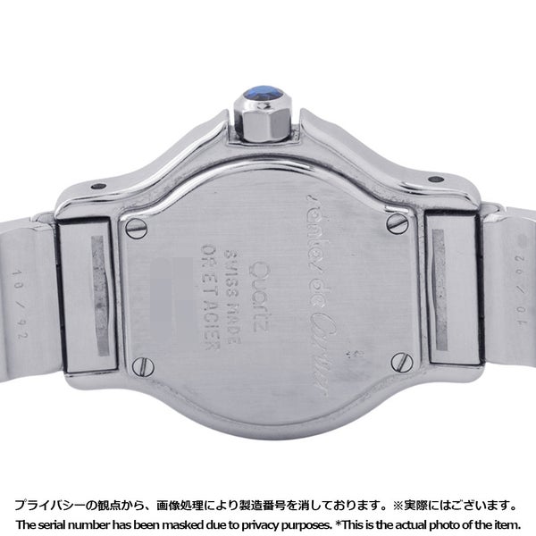 カルティエ サントスオクタゴン SM W2001683 Cartier 腕時計 アイボリー文字盤 クォーツ