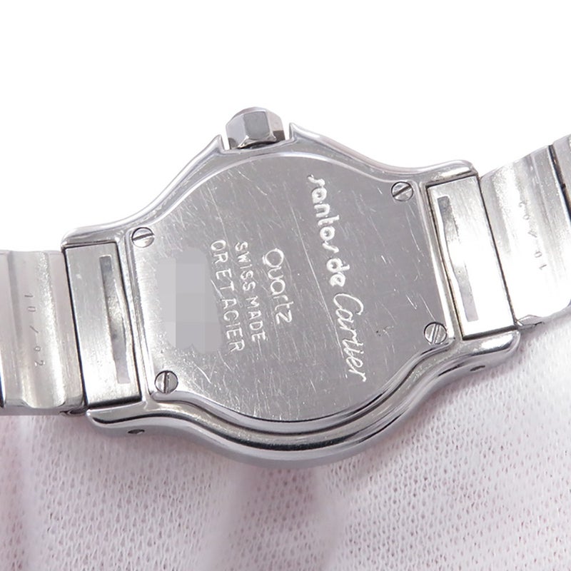 カルティエ サントスオクタゴン SM W2001683 Cartier 腕時計 アイボリー文字盤 クォーツ