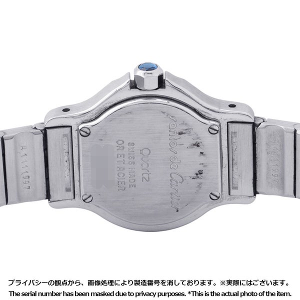 カルティエ サントスオクタゴン SM W2001683 Cartier 腕時計 アイボリー文字盤 クォーツ