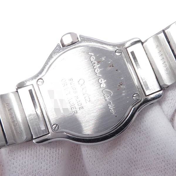 カルティエ サントスオクタゴン SM W2001683 Cartier 腕時計 アイボリー文字盤 クォーツ