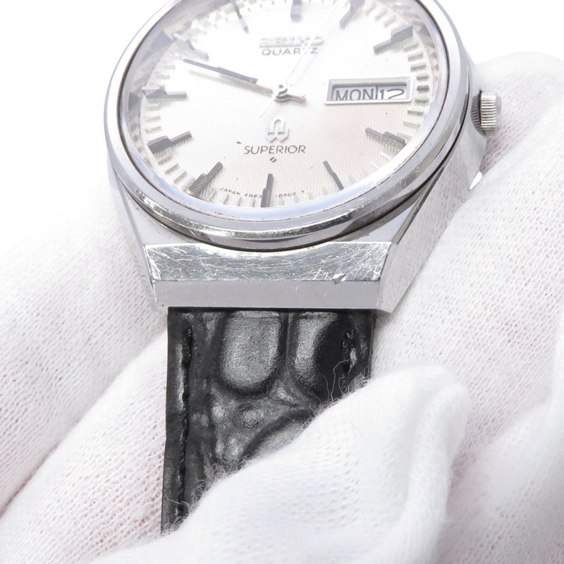 セイコー スーペリア 4883-8000 SEIKO 腕時計 シルバー文字盤