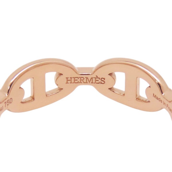エルメス リング シェーヌダンクル アンシェネPM Enchainee K18PGピンクゴールド リングサイズ58 HERMES ジュエリー