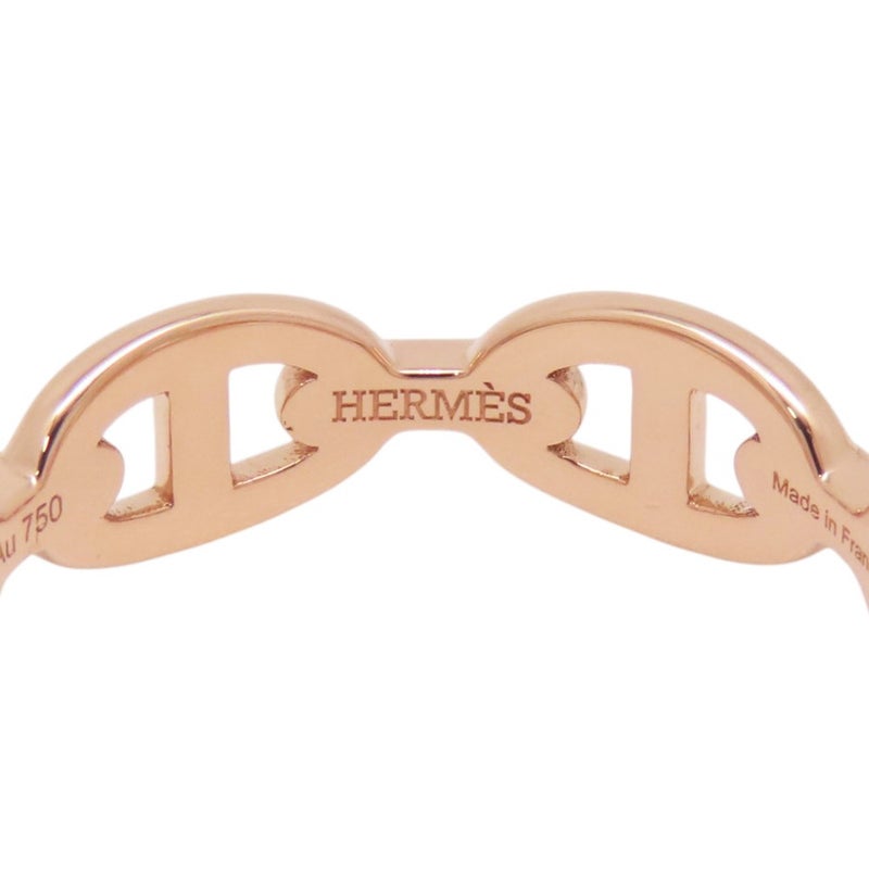 エルメス リング シェーヌダンクル アンシェネPM Enchainee K18PGピンクゴールド リングサイズ58 HERMES ジュエリー