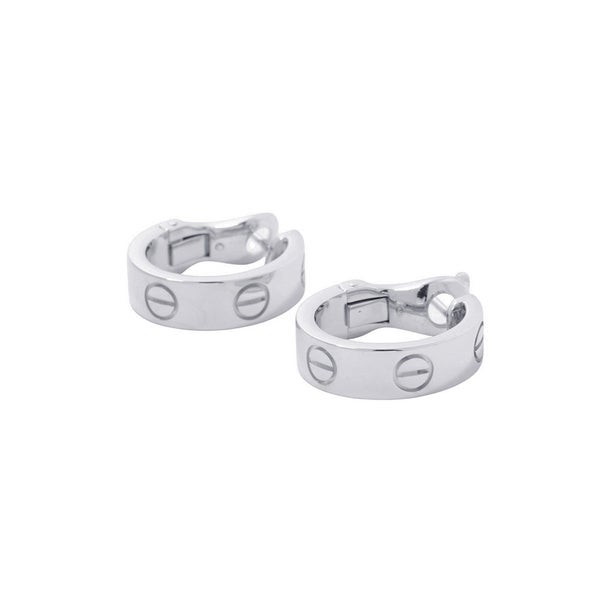 カルティエ ピアス LOVE イヤリング K18WGホワイトゴールド B8022400 Cartier ラブ ジュエリー
