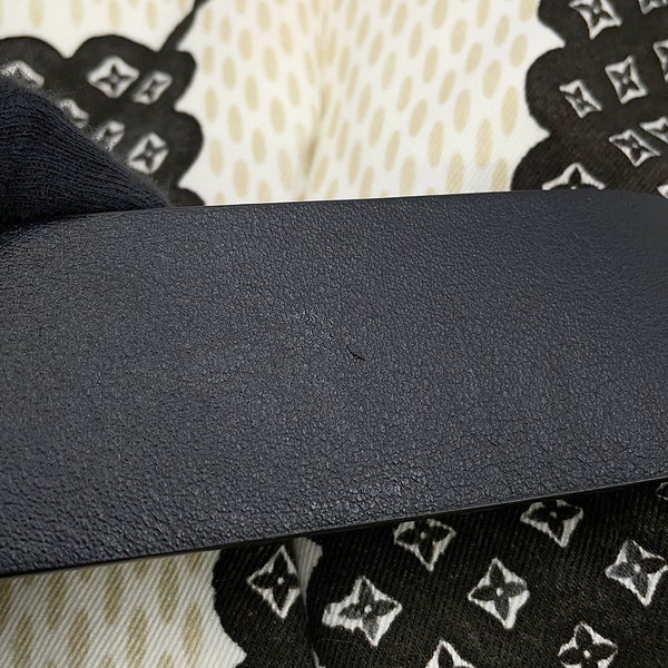 ルイヴィトン ワンピース ダミエディテール プリント コットン レディースサイズ34 LOUIS VUITTON 白 黒 ブラック