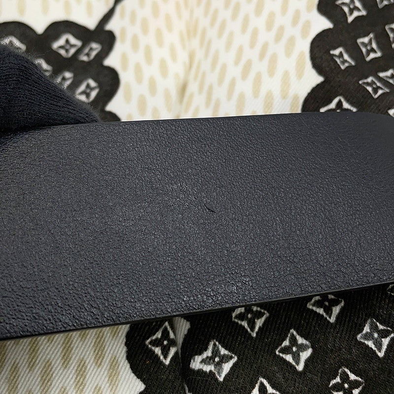 ルイヴィトン ワンピース ダミエディテール プリント コットン レディースサイズ34 LOUIS VUITTON 白 黒 ブラック