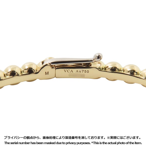 ヴァンクリーフ&アーペル ブレスレット ペルレ ゴールドパール ミディアムモデル K18YGイエローゴールド VCARO7A800 バングル