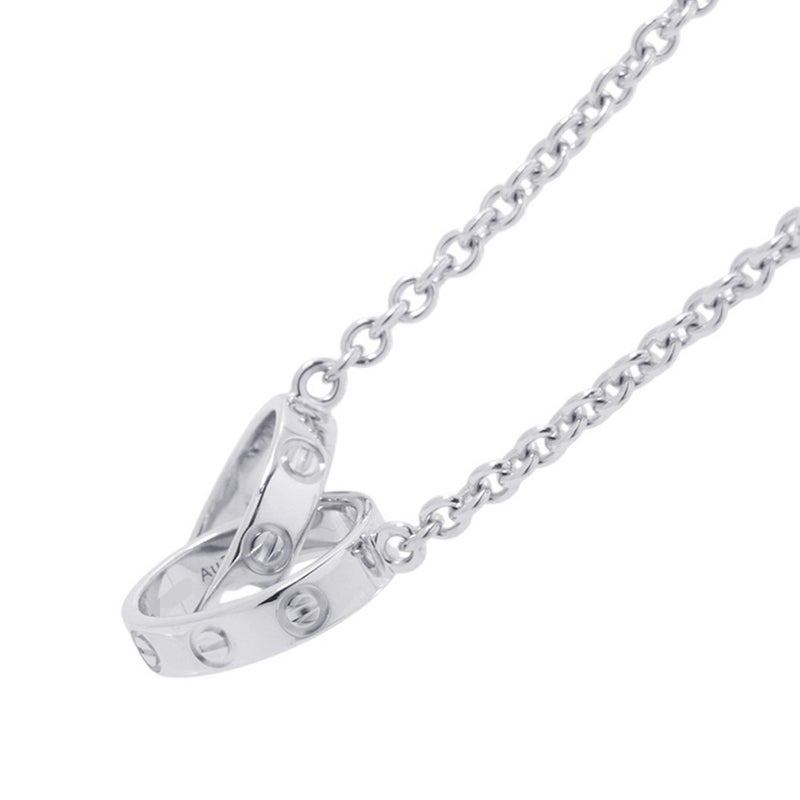 カルティエ ネックレス ベビーラブ LOVE ネックレス K18WGホワイトゴールド B7212500 Cartier ジュエリー