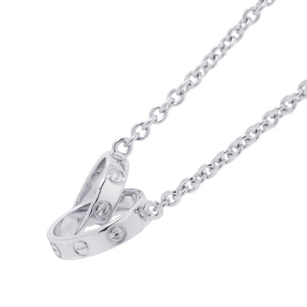 カルティエ ネックレス ベビーラブ LOVE ネックレス K18WGホワイトゴールド B7212500 Cartier ジュエリー
