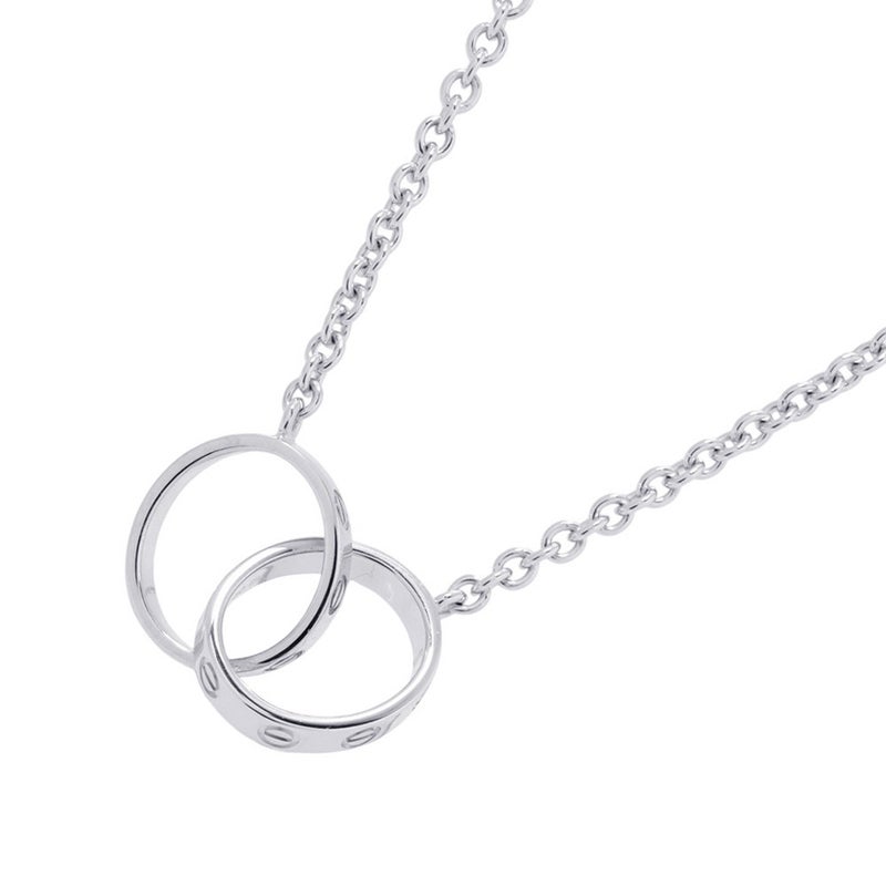 カルティエ ネックレス ベビーラブ LOVE ネックレス K18WGホワイトゴールド B7212500 Cartier ジュエリー