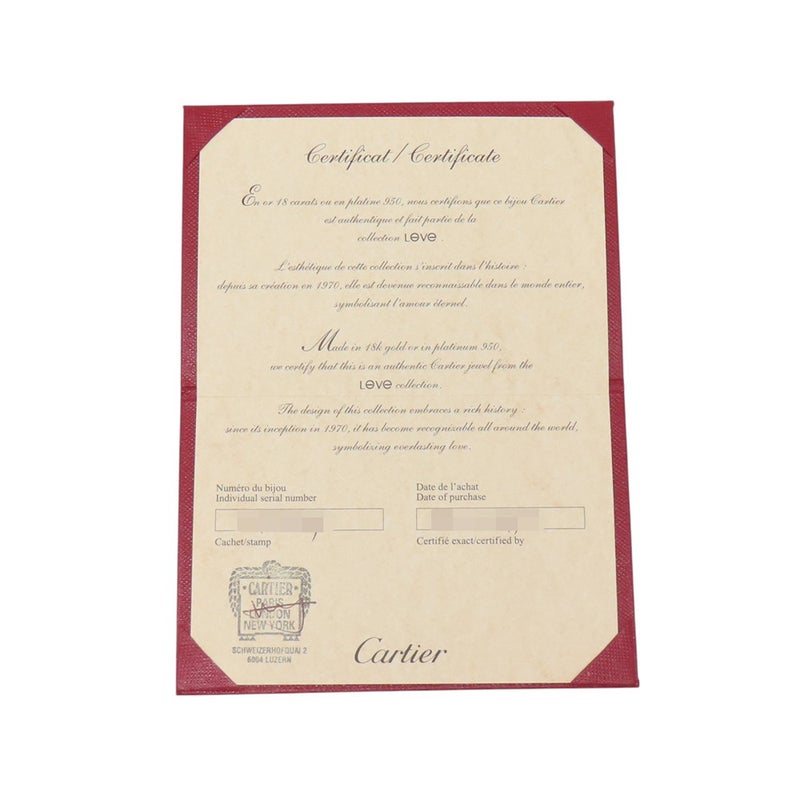 カルティエ ネックレス ベビーラブ LOVE ネックレス K18WGホワイトゴールド B7212500 Cartier ジュエリー