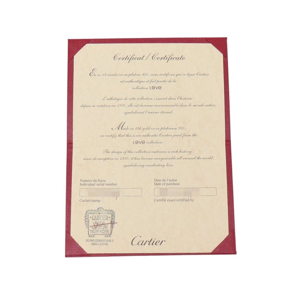 カルティエ ネックレス ベビーラブ LOVE ネックレス K18WGホワイトゴールド B7212500 Cartier ジュエリー