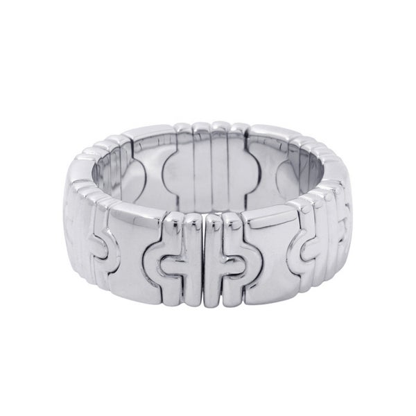 ブルガリ リング パレンテシ K18WGホワイトゴールド リングサイズ約20号 BVLGARI 指輪 ジュエリー