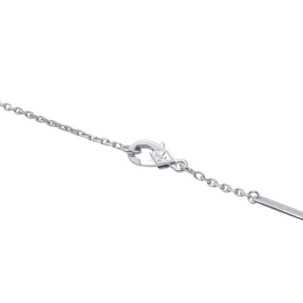 ヴァンクリ ネックレス ローズ ド ノエル クリップ スモール グレー マザーオブパール/ダイヤ 6P 計0.48ct K18WG VCARD30400