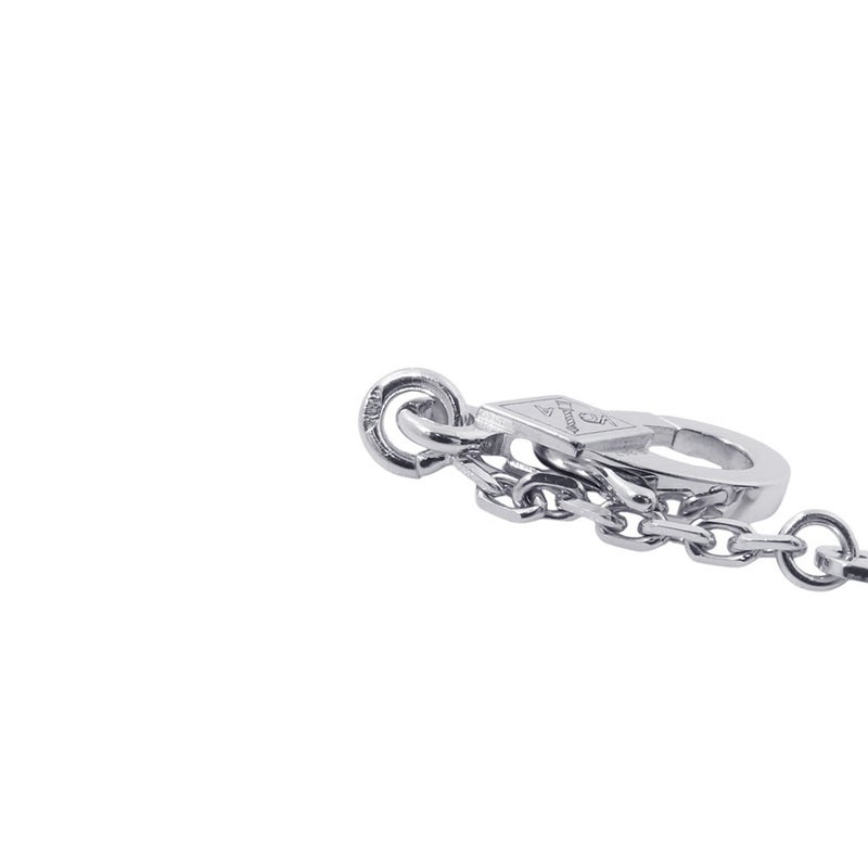ヴァンクリ ネックレス ローズ ド ノエル クリップ スモール グレー マザーオブパール/ダイヤ 6P 計0.48ct K18WG VCARD30400