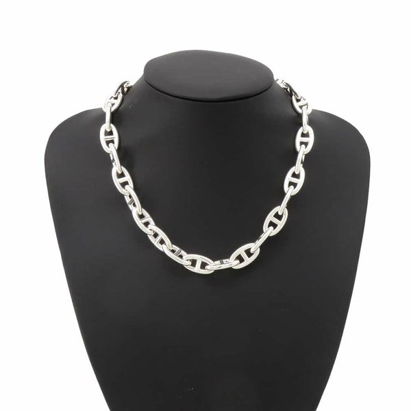 エルメス ネックレス シェーヌダンクルGM 29コマ SV925シルバー HERMES Chaine d Ancre チョーカー