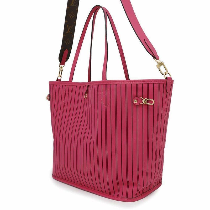 ルイヴィトン トートバッグ モノグラム ネヴァーフル・インサイドアウトMM m12707 リバーシブル ヴィトン