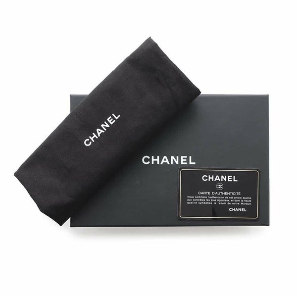 シャネル ポーチ ココマーク マトラッセ コスメポーチ ラムスキン A80909 CHANEL 小物入れ 化粧ポーチ 黒