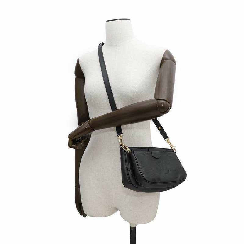 ルイヴィトン ショルダーバッグ モノグラム・アンプラント ミュルティ・ポシェット・アクセソワール M80399 LOUIS VUITTON 黒 ブラック