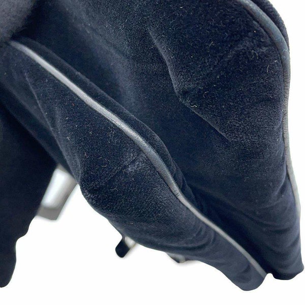 シャネル チェーンショルダーバッグ 2.55 ベロア CHANEL 黒