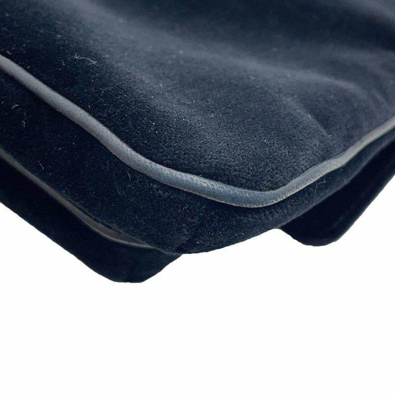 シャネル チェーンショルダーバッグ 2.55 ベロア CHANEL 黒