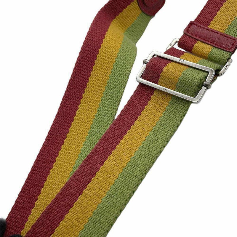 クリスチャン・ディオール ショルダーバッグ ラスタカラー オブリーク サドルバッグ Christian Dior トロッター