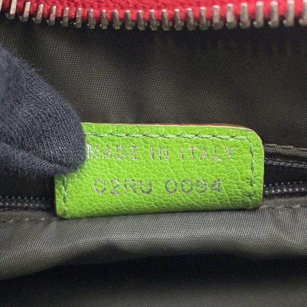 クリスチャン・ディオール ショルダーバッグ ラスタカラー オブリーク サドルバッグ Christian Dior トロッター