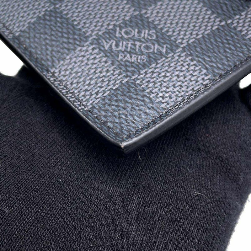 ルイヴィトン コインケース ダミエ・グラフィット ユーティリティ N60354 LOUIS VUITTON 財布 メンズ 黒