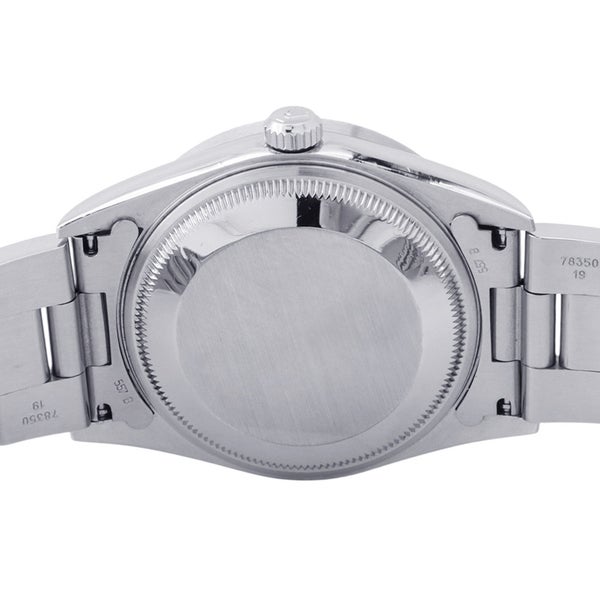 ロレックス オイスターパーペチュアル デイト U番 15210 ROLEX 腕時計 ブルー文字盤