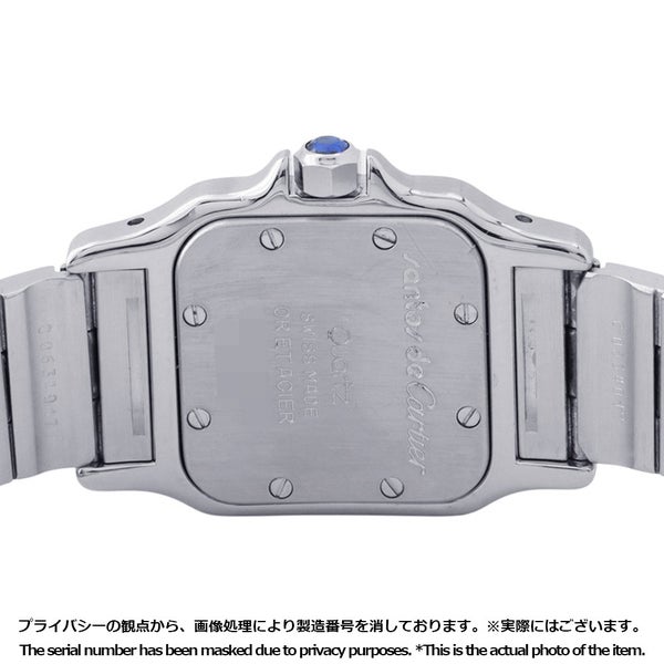 カルティエ サントスガルベ SM W20012C4 Cartier 腕時計 ウォッチ クォーツ アイボリー文字盤