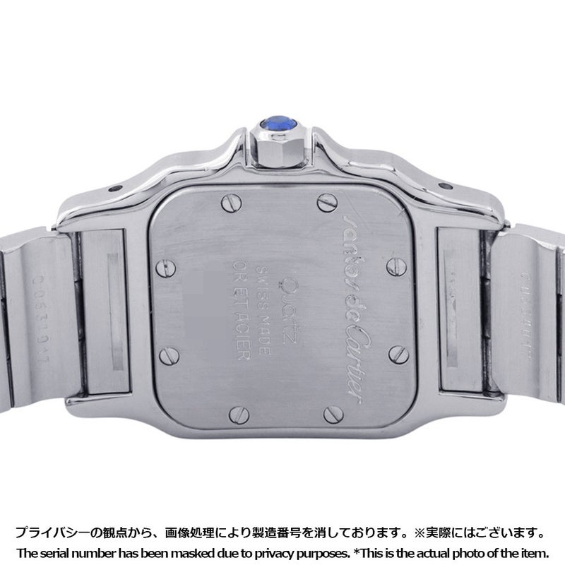 カルティエ サントスガルベ SM W20012C4 Cartier 腕時計 ウォッチ クォーツ アイボリー文字盤