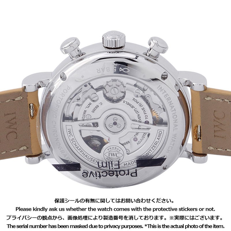 IWC ポートフィノ クロノグラフ 39 IW391502 腕時計 白文字盤