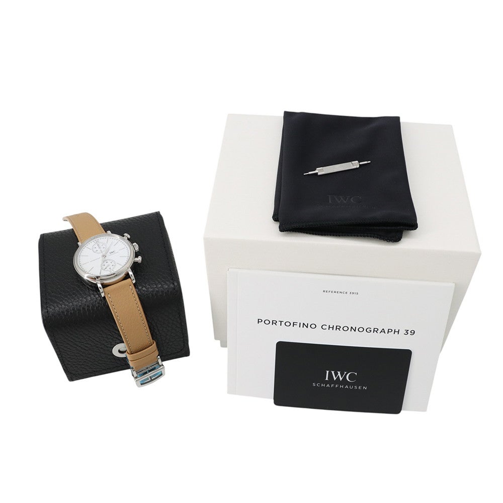 IWC ポートフィノ クロノグラフ 39 IW391502 腕時計 白文字盤 | 中古