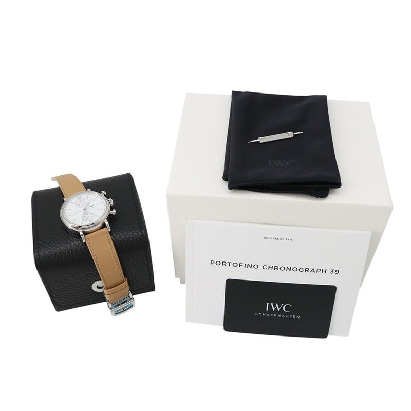 IWC ポートフィノ クロノグラフ 39 IW391502 腕時計 白文字盤