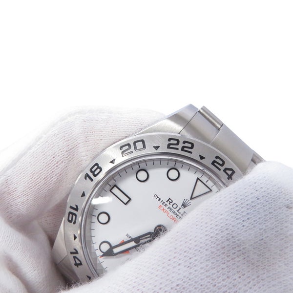 ロレックス エクスプローラー2 ランダムシリアル ルーレット 226570 ROLEX 腕時計 白文字盤