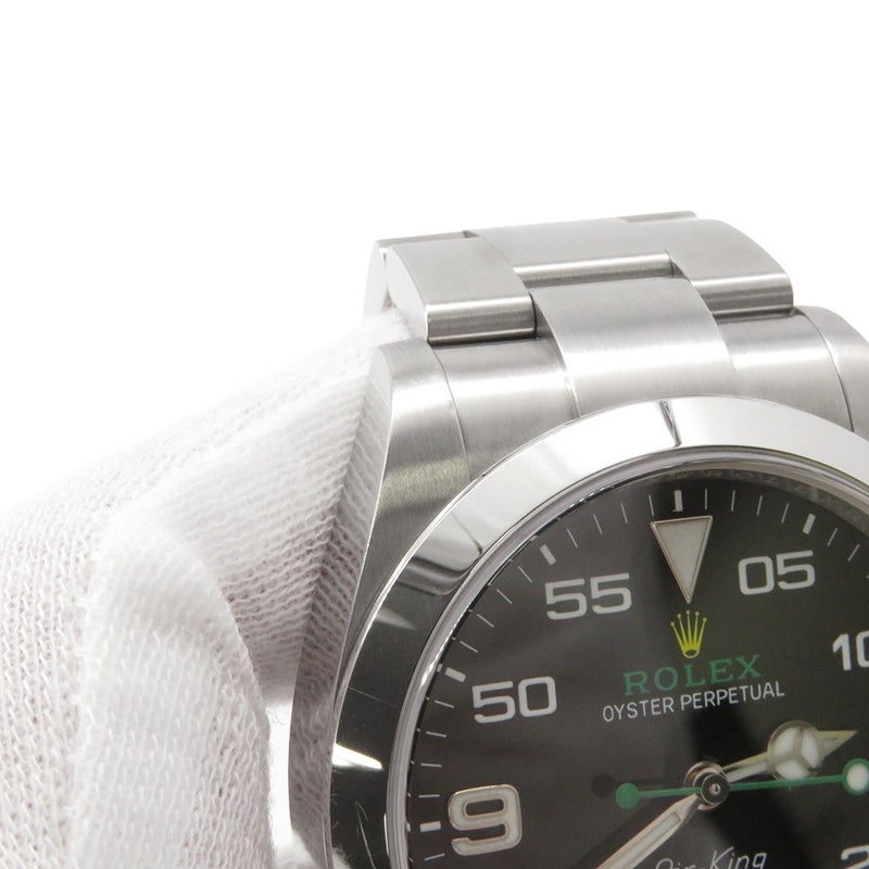 ロレックス エアキング ランダムシリアル ルーレット 126900 ROLEX 腕時計 黒文字盤