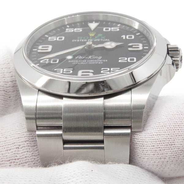 ロレックス エアキング ランダムシリアル ルーレット 126900 ROLEX 腕時計 黒文字盤