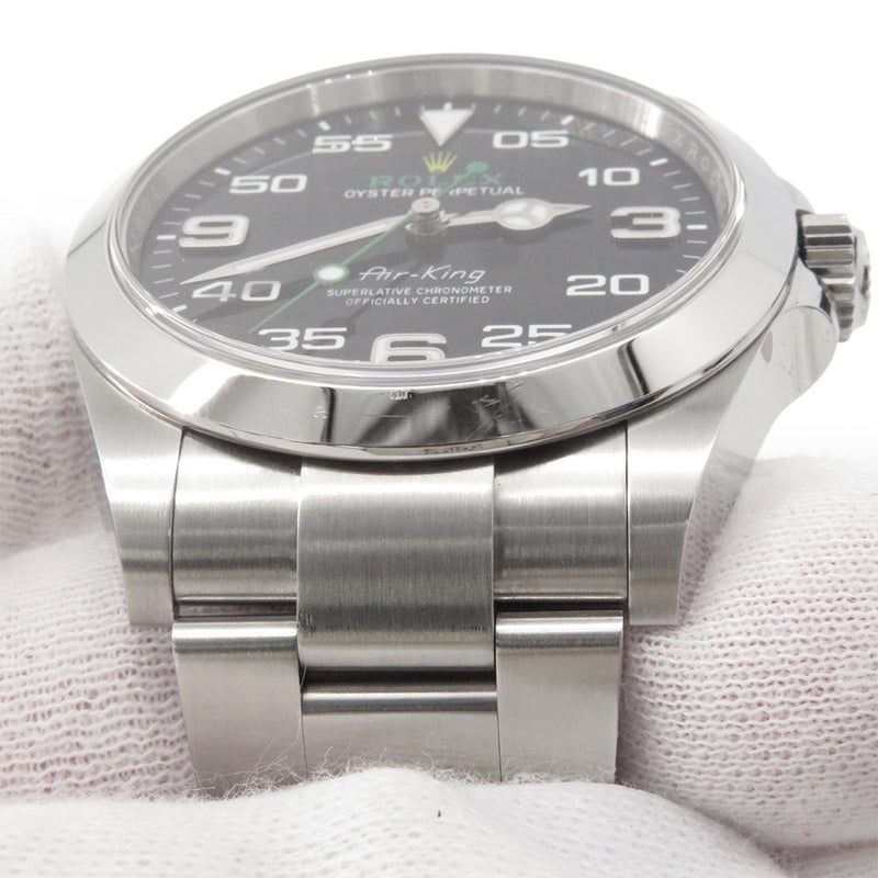 ロレックス エアキング ランダムシリアル ルーレット 126900 ROLEX 腕時計 黒文字盤
