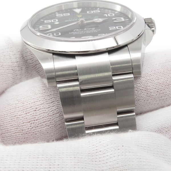 ロレックス エアキング ランダムシリアル ルーレット 126900 ROLEX 腕時計 黒文字盤